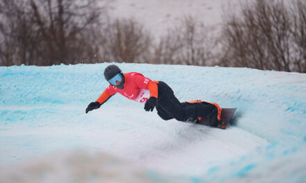 <strong>Snowboardduo Vos/Van Kooij pakt brons in teamwedstrijd</strong>